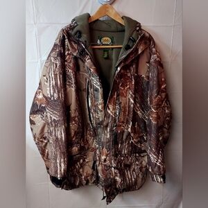 VTG Men's Cabela's USA Realtree Camo Whitetail Clthng Heavy Hunting Jacket 2XL